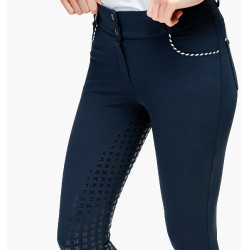 Pantalon Horseware Newmarket taille haute full seat Marine / marine Bleu