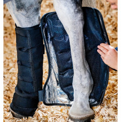 Guêtres d'écurie Horseware Ice Gel Noir / noir