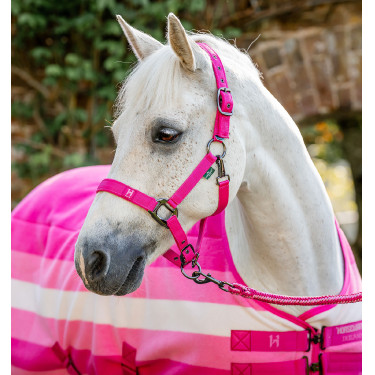 Couverture polaire Horseware Newmarket Poney Fleece Cooler Rose witney