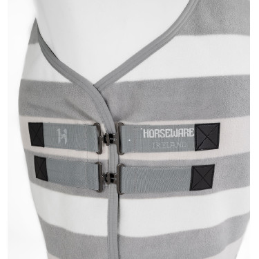 Couverture polaire Horseware Newmarket Poney Fleece Cooler Charbon de bois witney Gris
