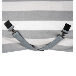 Couverture polaire Horseware Newmarket Poney Fleece Cooler Charbon de bois witney Gris