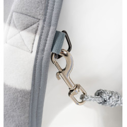 Couverture polaire Horseware Newmarket Poney Fleece Cooler Charbon de bois witney Gris
