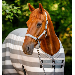 Couverture polaire Horseware Newmarket Poney Fleece Cooler Charbon de bois witney Gris