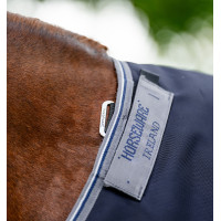 Couverture Horseware Rambo 1680D Turnout 0g Noir / orage / gris argent Couverture Horseware Rambo 1680D Turnout 0g Noir / orage / gris argent