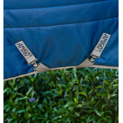 Couverture d'écurie Horseware Amigo Ripstop Insulator Plus Poney 200g Marine / gris titanium Bleu marine