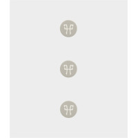 Magnetische Knop Horse Pilot Set van 3 Lichtgrijs Magnetische Knop Horse Pilot Set van 3 Lichtgrijs