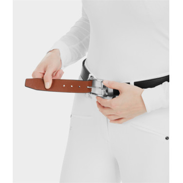 Ceinture Horse Pilot Veggie Noir / marron doré Ceinture Horse Pilot Veggie Noir / marron doré