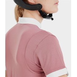 Chemise de concours Aerolight manches courtes Horse Pilot femme Rose mesa