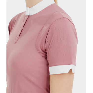 Wedstrijdshirt Aerolight met korte mouwen Horse Pilot dames Roze mesa