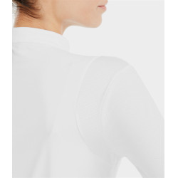 Wedstrijdshirt Aerolight met lange mouwen Horse Pilot dames Wit