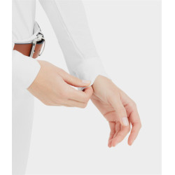 Wedstrijdshirt Aerolight met lange mouwen Horse Pilot dames Wit