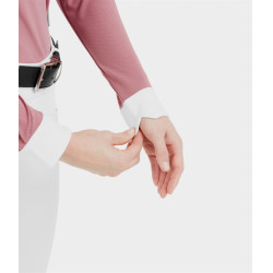 Chemise de concours Aerolight manches longues Horse Pilot femme Rose mesa