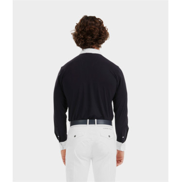 Chemise de concours Aerolight manches longues Horse Pilot homme Dark night Noir