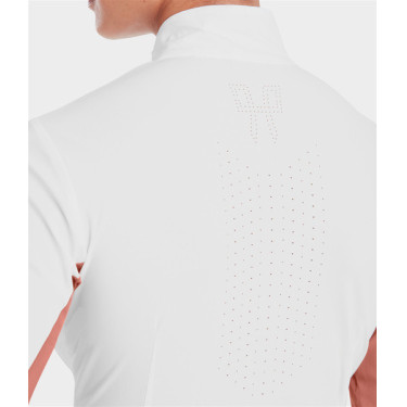 Chemise de concours Monica Horse Pilot manches longues femme Brick dust Rose