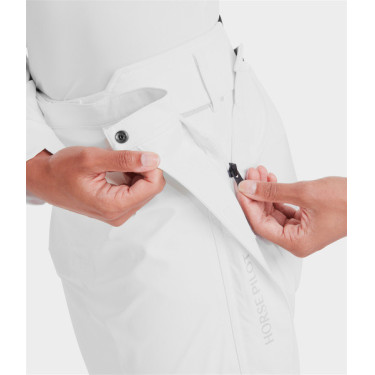 Raintech-broek Horse Pilot uniseks Wit