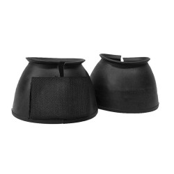 Cloches Finn-Tack caoutchouc avec velcro poney
