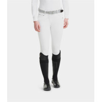 Pantalon X-Design Horse Pilot femme Blanc / gris