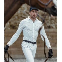 Wedstrijdshirt Aerolight met lange mouwen voor heren Horse Pilot Wit