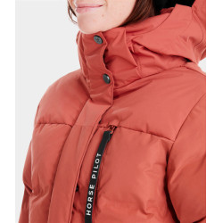 Parka Fahrenheit Horse Pilot femme Terracotta Orange