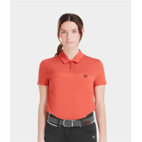 Polo Ariia Horse Pilot dames Terracotta Oranje