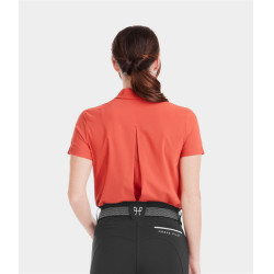 Polo Ariia Horse Pilot femme Terracotta Orange