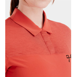 Polo Ariia Horse Pilot femme Terracotta Orange