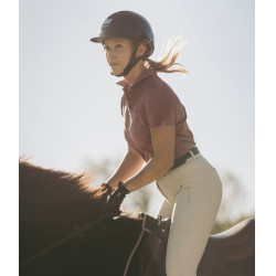 Polo Ariia Horse Pilot femme Rose foncé Polo Ariia Horse Pilot femme Rose foncé