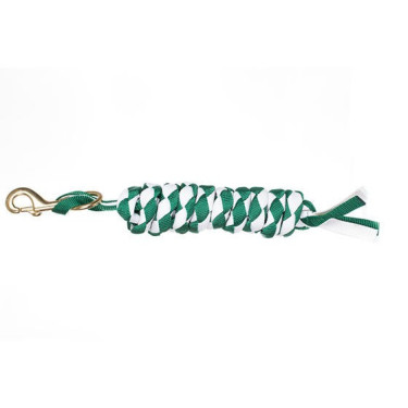 Longe en nylon tressé Finn-Tack Pro Vert / blanc