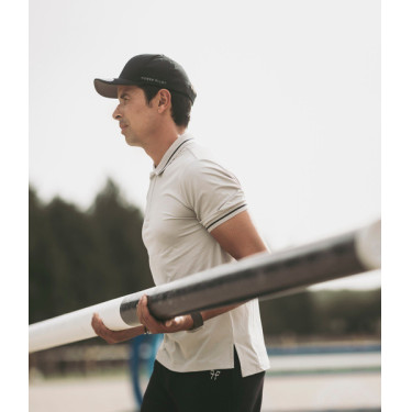 Polo Atlas Horse Pilot homme Wind grey Gris