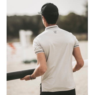 Polo Atlas Horse Pilot homme Wind grey Gris