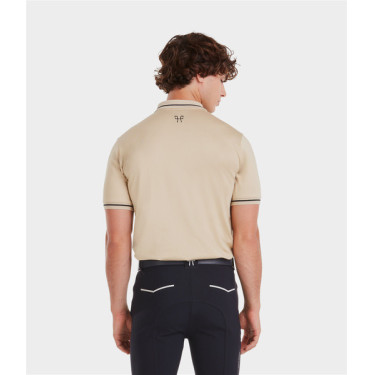 Polo Atlas Horse Pilot homme Latté Marron