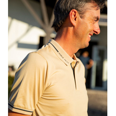 Polo Atlas Horse Pilot homme Latté Marron