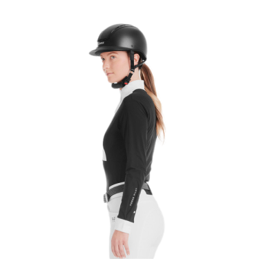 Wedstrijdpolo Monica Horse Pilot lange mouwen dames Wedstrijdpolo Monica Horse Pilot lange mouwen dames