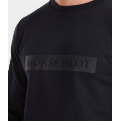 Sweatshirt Horse Pilot heren Team Grafietblauw