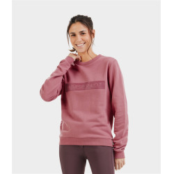 Sweat-shirt Horse Pilot Team femme Rose mesa