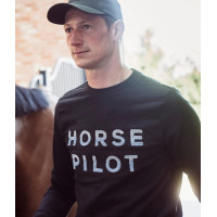 Sweatshirt Horse Pilot Team heren Zwart Sweatshirt Horse Pilot Team heren Zwart