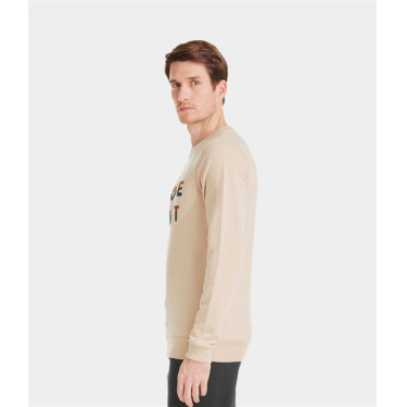 Sweat-shirt Horse Pilot Team homme Sable Beige