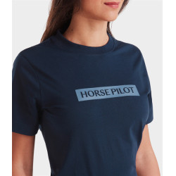 T-shirt Horse Pilot femme Team Marine Bleu marine