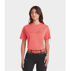 T-shirt Horse Pilot dames Team Roze koraal