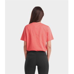 T-shirt Horse Pilot femme Team Rose coral