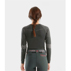 T-shirt Optimax Horse Pilot femme Iron Gris T-shirt Optimax Horse Pilot femme Iron Gris