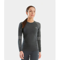 T-shirt Optimax Horse Pilot femme Iron Gris