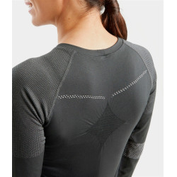 T-shirt Optimax Horse Pilot dames Ijzer Grijs