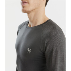 T-shirt Optimax Horse Pilot homme Iron Gris