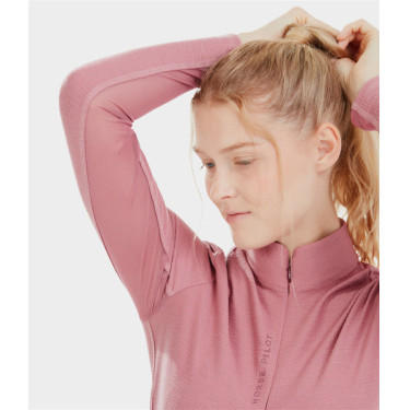 T-shirt Suntech Horse Pilot femme Rose mesa