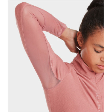 T-shirt Suntech Horse Pilot femme Brick dust Rose