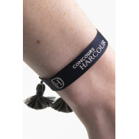 Boxy Harcour armband Marine / linnen Beige