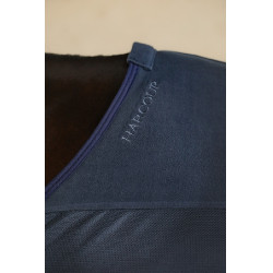 Mesh- en fleece-deken Kaya Harcour Marine Marineblauw