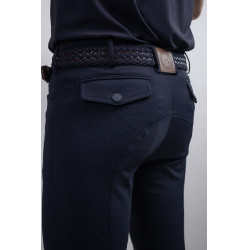 Pantalon équitation Costas Harcour homme Marine Bleu marine