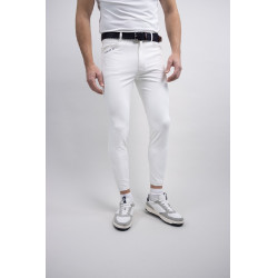 Pantalon équitation Costas Harcour homme Blanc